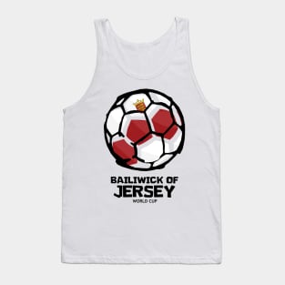 Bailiwick of Jersey Football Country Flag Tank Top